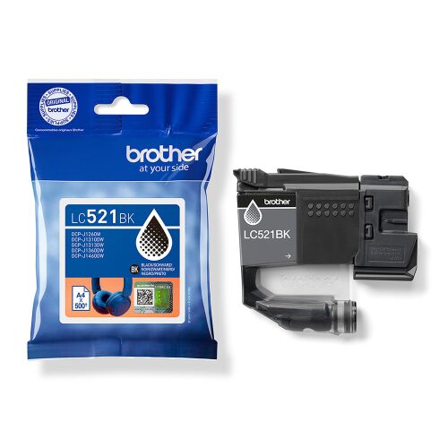Brother LC521BK Eredeti Tintapatron - Fekete (LC521BK) 136774062 - Brother