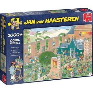 Jan van Haasteren he Art Market 2000 pcs Puzzle (cu imagine) fierăstrău 2000 buc. Desene animate (430248) 136774202 - Puzzle