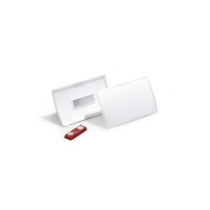 DURABLE Névkitűző mágnessel, 7,5×4 cm - 10 db a csomagban (821219)