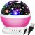 Retoo pink star projector night light with USB cable