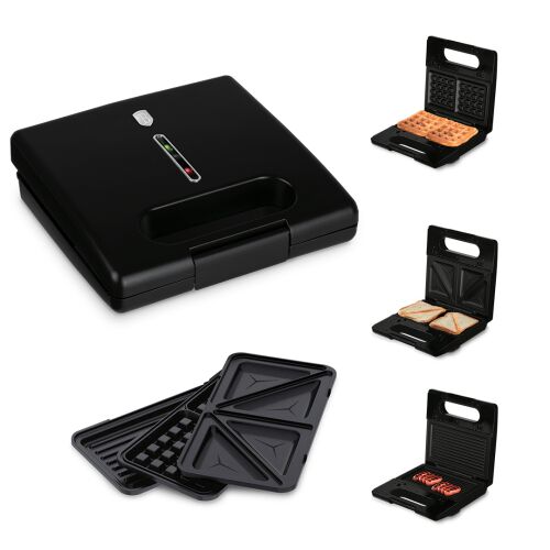 Berlinger Haus BH-9638 3-in-1 Sandwich, grill and waffle maker - Matt black 139533193
