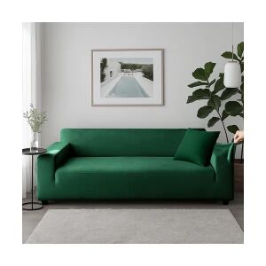 Ruhhy rugalmas sötétzöld kanapéhuzat, 190-230 cm