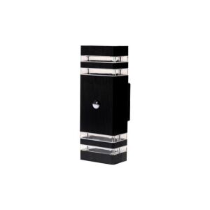 Inez 8526-LVT Außen-App Inez 8526-LVT, mit Bewegungsmelder, 2xGU10, schwarz, IP65, Masterled 136782587 - Elektroinstallation