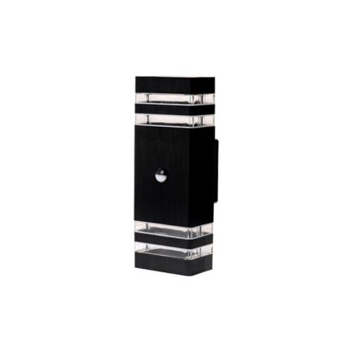 Inez 8526-LVT Außen-App Inez 8526-LVT, mit Bewegungsmelder, 2xGU10, schwarz, IP65, Masterled 136782587