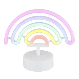 2W regenbogenförmige LED-Regenbogenkerze, IP20, Batterie, opal/weiß