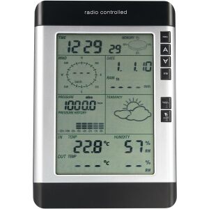 Digitálna meteorologická stanica WH-2080 displej zobrazujúci meteorologické údaje - Meteostanice