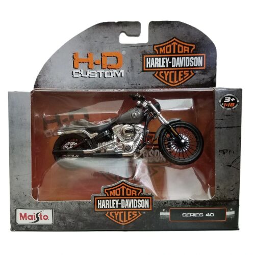 Harley Davidson "Series 40" 2016 Breakout szürke modell  1:18 136792837