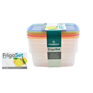 Enger Frigo Szett 5*1.2 literes Pob Szögletes