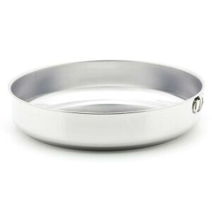 Steel Pan rozsdamentes acél tortaforma 28 cm, egyoldali fogantyúval, 18/0