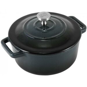 Carl Schmidt Sohn KOCH SYSTEME XANTEN, kiváló minőségű zománcozott  öntöttvasból mini sütőtál 13 x 8 cm, fekete, 0,25L