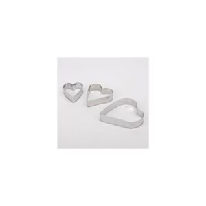 Enger szív 3 részes torta forma, rozsdamentes