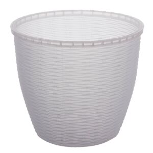Enger cserép + alátét rattan Orchidea 18 x 16 cm, 2.75 L