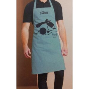 Inoxibar kötény, 90 cm x 60 cm, szürke