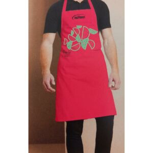 Inoxibar kötény, 90 cm x 60 cm, piros