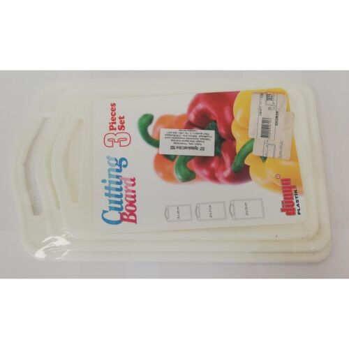 Dünya Műanyag vágódeszka szett 3 db-os vegyes 136795904