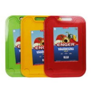 Enger műanyag vágódeszka 32 x 20 cm, vegyes színekben