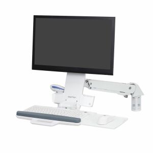Ergotron StyleView Sit-Stand kombinált monitortartó 24" fehér (45-266-216) 136796368 - Ergotron