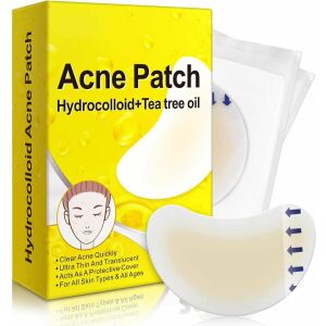 Plasturi Hidrocoloidali Anti-Acnee, Set 20 Bucăți, Transparenți, Ultra-subțiri, Formulă Premium 136798722 - Mască și pachet pentru îngrijirea pielii