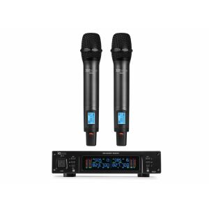 Power Dynamics PD220 UHF Kézi Mikrofon Szett - 2x Mikrofon, Hordtáskával 136800706 - Mikrofon