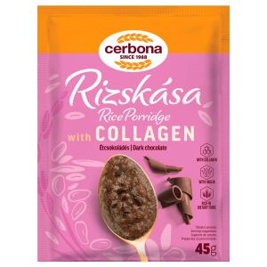 Cerbona Étcsokoládés rizskása kollagénnel 45 g 136801484 - Cerbona