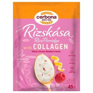 Cerbona Málnás-citromos rizskása kollagénnel 45 g 136801485 - Cerbona