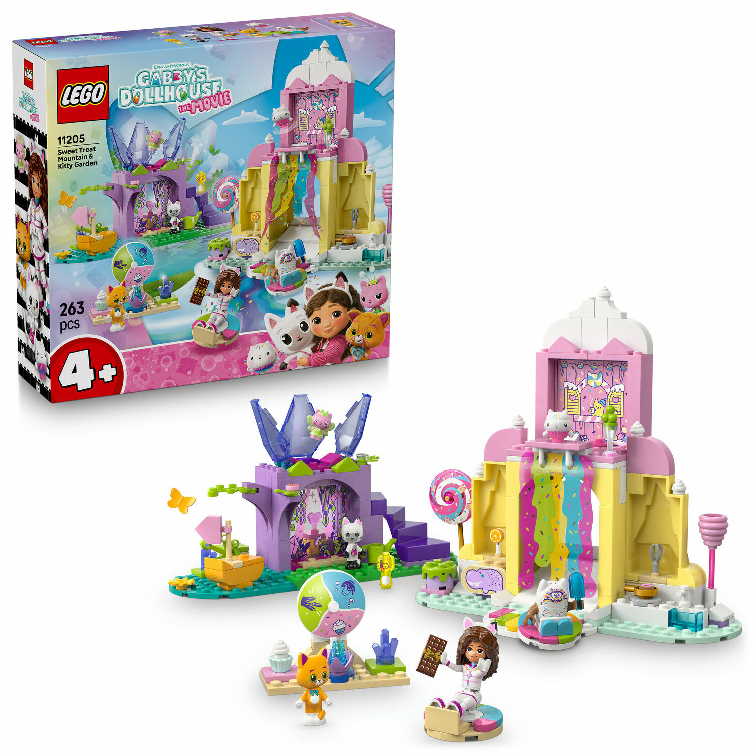 E-shop LEGO® Gabinin kúzelný domček Sladká hora pokušenia a Mačacia záhr...