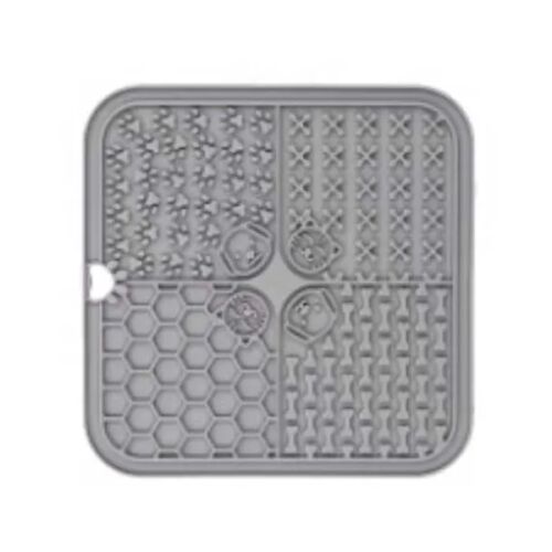 Szilikon nyalogató etetőmat macskáknak és kutyáknak, 20×20 cm, tapadókorongos 136814398