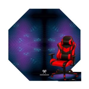 Dunmoon nyolcszögletű gamer székalátét, 120×120 cm, 4 mm, vízálló, csúszásgátló