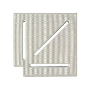 Túlfolyó sarok elem 90o 195mm 136814780 - Túlfolyórács & Profil