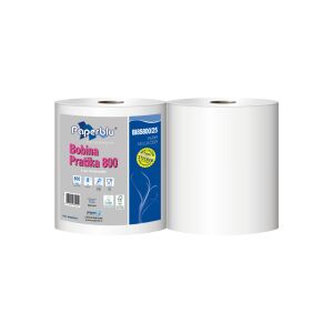 Ipari törlő 2 rétegű tekercses átmérő: 26 cm 800 lap/tek 2 tekercs/karton Paperdi Bobina Pratika 800_BI8S800/25 136820721 - Papírtörlő