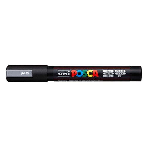 Marker Uni dekor Posca PC-5M Ezüst 1,8-2,2 mm 136825603