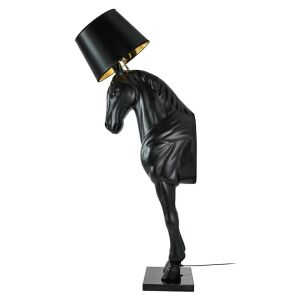 MOOSEE Horse Stand M Ló Alakú Állólámpa Fekete Üvegszálas