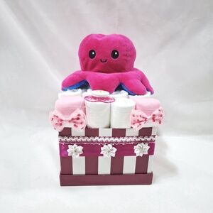 Kis polip pelenkatorta , 4-8 kg pelenkatorony, babaváró csomag, kelengye