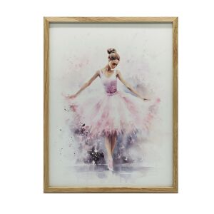 FALI PLAKÁT ARANY ALUMÍNIUM KERETBEN BALLERINA 40x50 CM 136836370 - Falikép