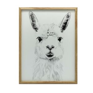 PLAKÁT FALRA ARANY KERETBEN FINOM LAMA 40x50 CM 136838893 - Falikép