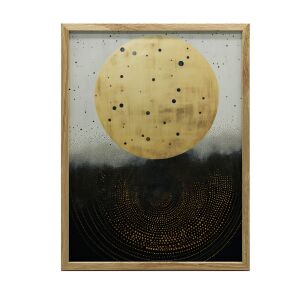 FRAME FALI PLAKÁT ARANY KOZMIKUS KÖR 40x50 CM ARANY KERET 136846554 - Falikép