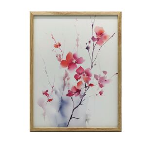 FALI PLAKÁT ARANY KERETBEN, VIRÁGOS HARMÓNIA 40x50 CM 136847089 - Falikép