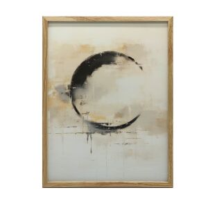 KERET FALI PLAKÁT A KÖR SZIMFÓNIÁJA FEKETE 30x40 CM 136848352 - Lakberendezés