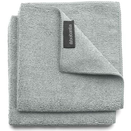 Brabantia SinkSide Microfibre Dish Cloths mikroszálas tisztítókendő, 2 db-os szett, középszürke, 300x300mm - 230325 136851010