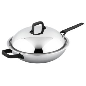 Carl Schmidt Sohn Heidelberg 32cm rozsdamentes acél wok fedővel - Carl Schmidt Sohn