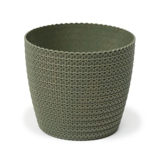 Lamela 861 ECO virágcserép/kaspó JERSEY 30 cm zöld/zielony leśny