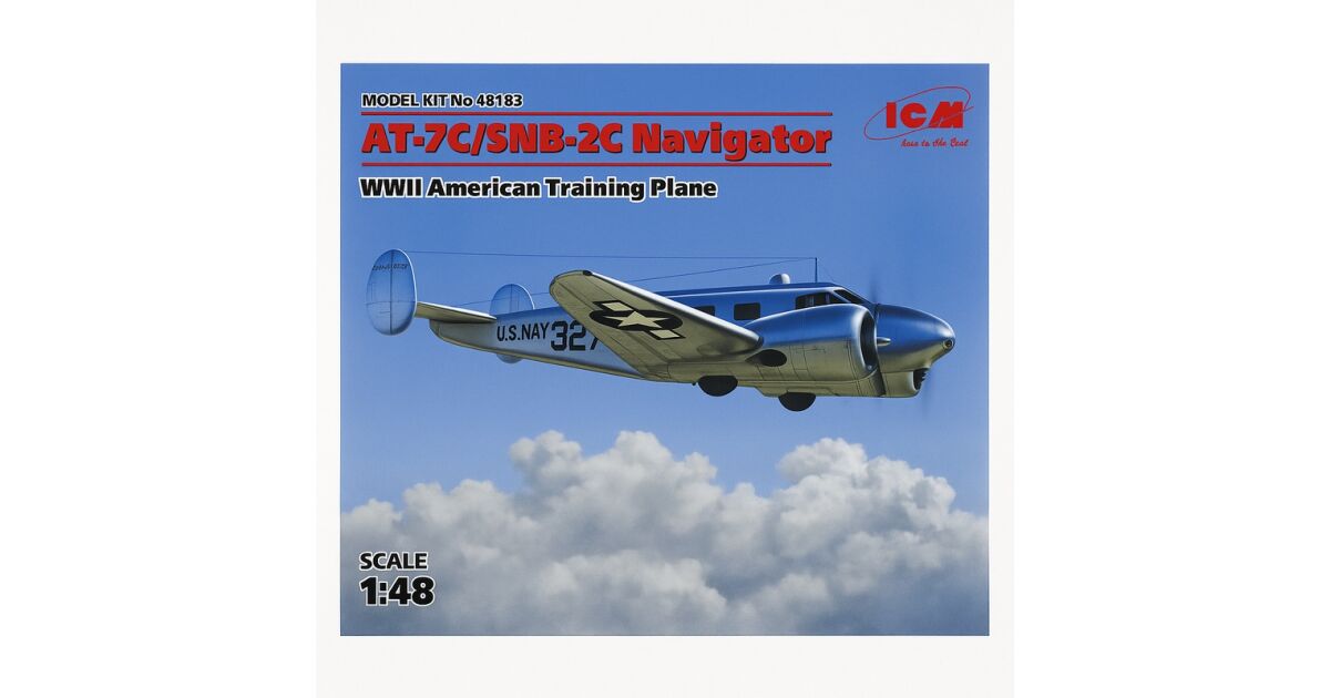 ICM AT-7C/SNB-2C Navigator, WWII American Training Plane 1/48 (48183 ...