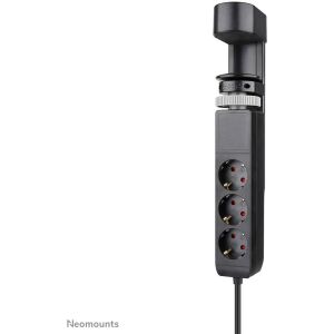 Neomounts DS22-840BL6 rozgałęziacz 1,4 m 3 x gniazdo sieciowe Wewnętrzna Czarny 136852095 - Neomounts