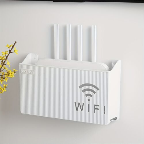 Falra szerelhető router és set top box doboz tároló 136860733