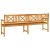 Kerti Pad 220x56x90 cm Tömör Fa Akác 136861354