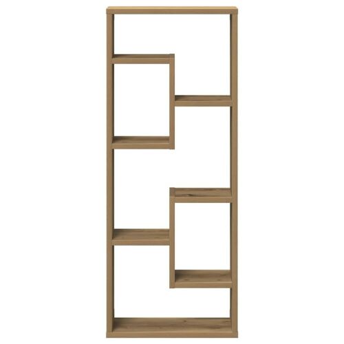 kézműves tölgyfa fali polc 36 x 16 x 90 cm redőzött fa