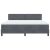 Boxspring Ágy Mattal Sötétszürke Szuper Király Bársony 136869867