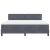 Boxspring Ágy Mattal Sötétszürke Szuper Király Bársony 136869867