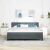 Boxspring Ágy Mattal Sötétszürke Szuper Király Bársony 136869867