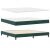 Boxspring Ágy Matrac Közepes Zöld 200x200 cm Velúr 136869872